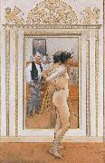 Carl Larsson In front of the Mirror Germany oil painting artist